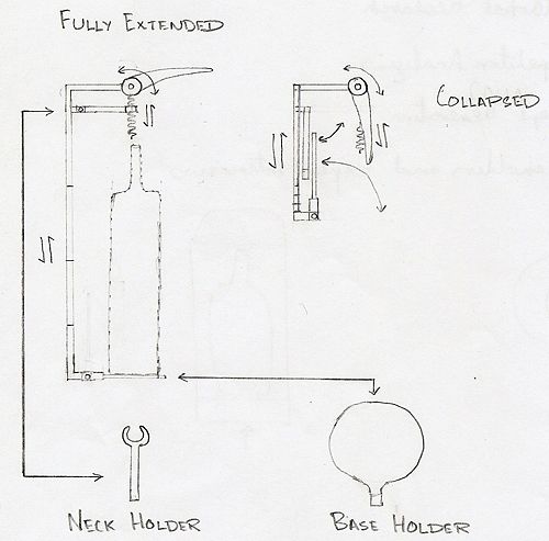 Concept 3 - Handheld Lever Arm Corkscrew