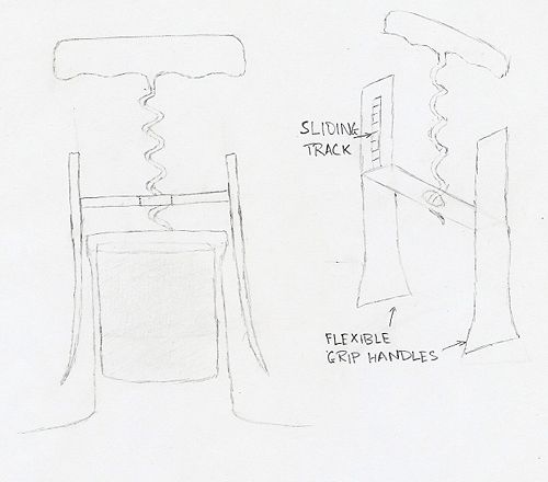 Concept 5 – Clamp and Twist Corkscrew