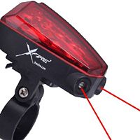 Existing Product: X-Fire, Clamps onto the seat post and acts as a taillight and virtual bike lane [3] source